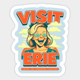 Visit Erie Sticker